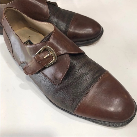 BRASS BOOT LEATHER SHOES - Picture 1 of 11